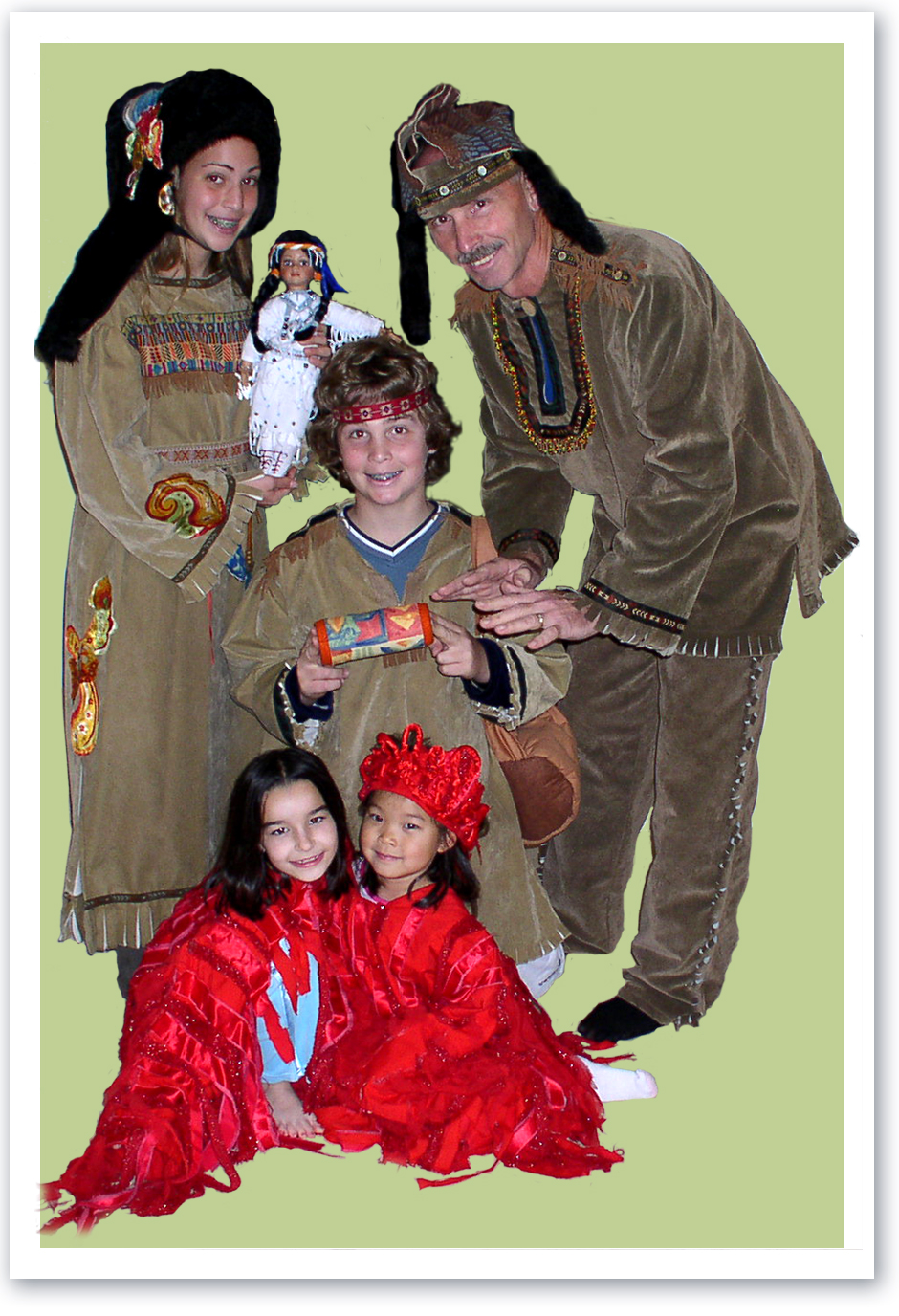 Literature Comes to Life image of Native American story characters